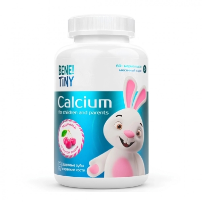 Витамины Bene Tiny Calcium kids 60 капсул