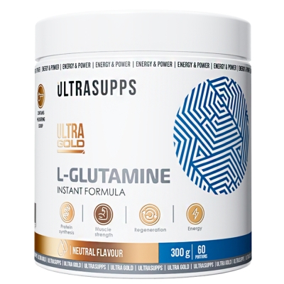 Аминокислота UltraSupps L-glutamine 300 гр