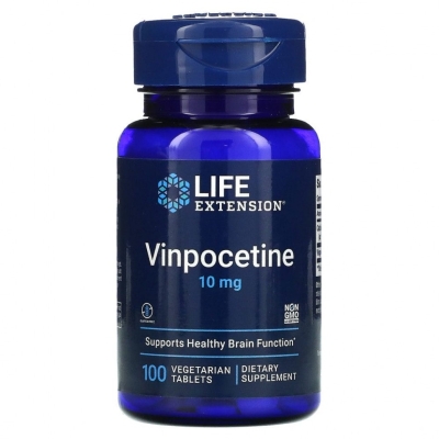 Специальный препарат Life Extension Vinpocetine 10 мг 100 таблеток