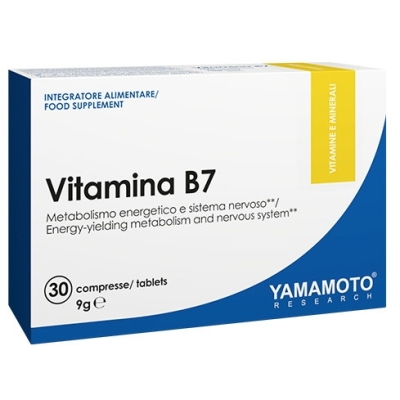 Витамины Yamamoto Research Vitamin B7 400 мкг 30 каплет